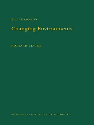cover image of Evolution in Changing Environments
